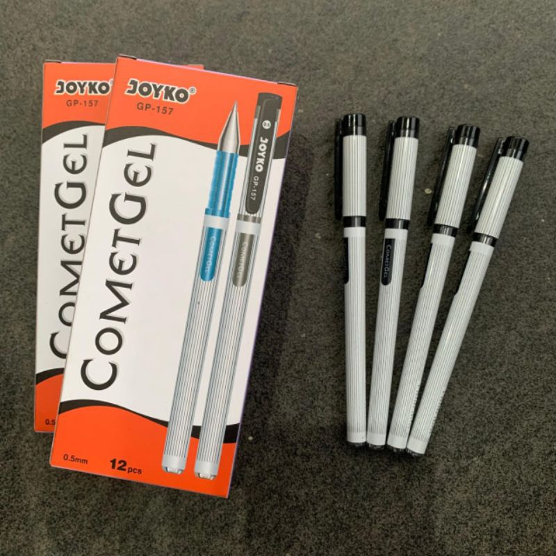 

Pulpen Gel Pen Joyko Comet Gel GP-157 0.5mm ( 12 pcs ) [ Original ]