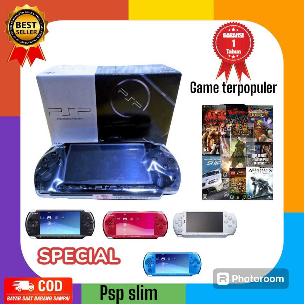 PSP / PORTABLE SONY SLIM +MC 32GB 16GB 8GB (FULL GAME)