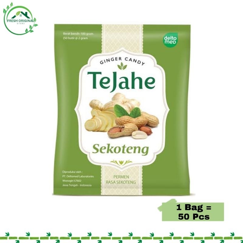 

Permen TeJahe Rasa SEKOTENG 1 Bag isi 50pcs|Original TeJahe