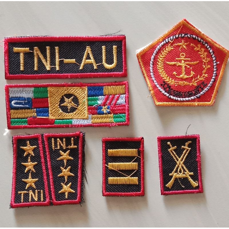 Border Atribut TNI AU Anak TK/SD