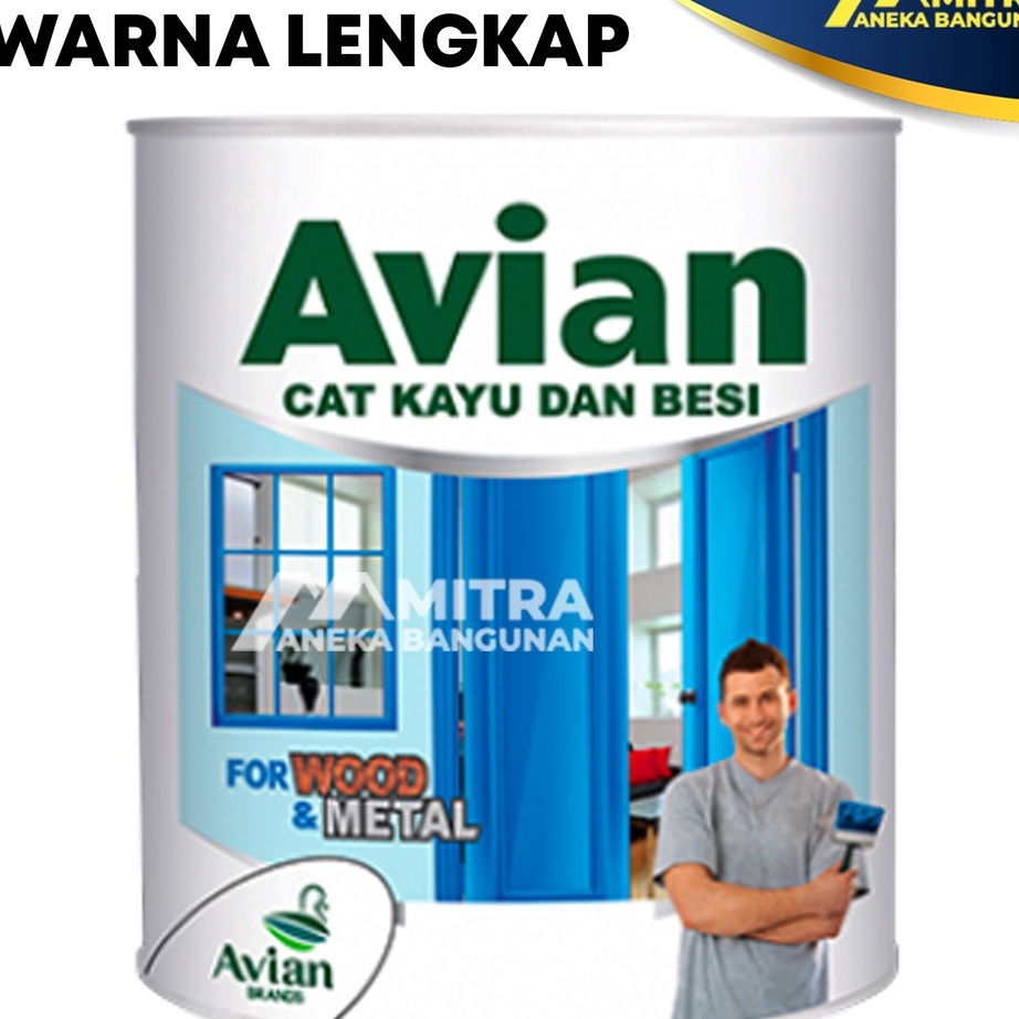 PENAWARAN TERBATAS CAT KAYU DAN BESI AVIAN TINTING 1 LITER  BISA REQUEST CUSTOM WARNA LAIN