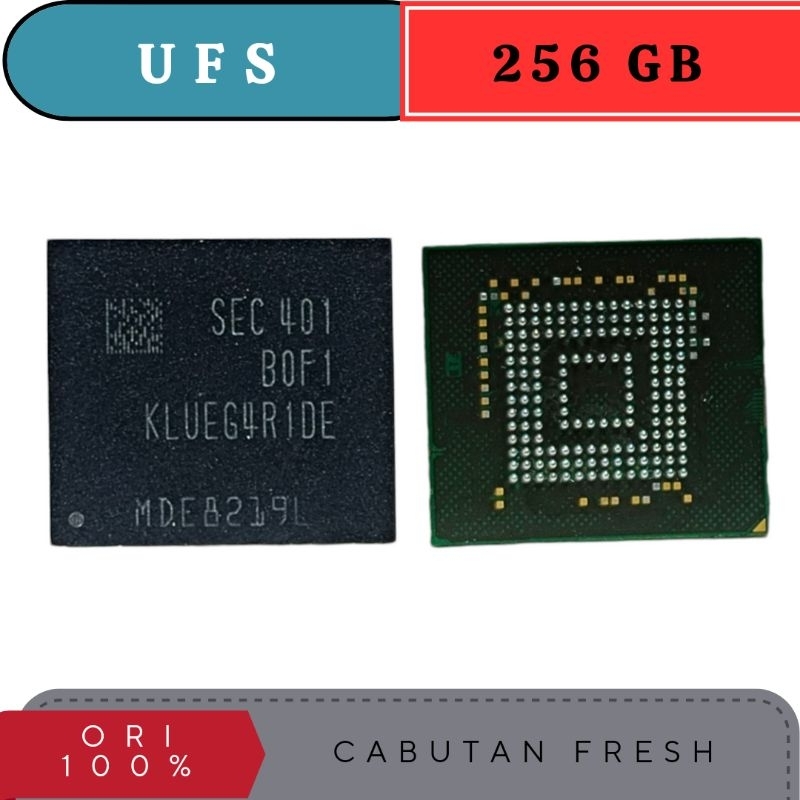 ic UFS KLUEG4R1DE-B0F1 android 2.2 /256GB cabutan clean garansi cek box