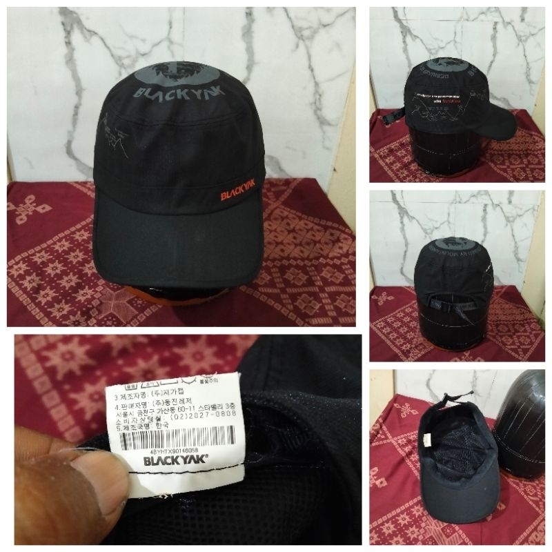 Topi Second Black Yak