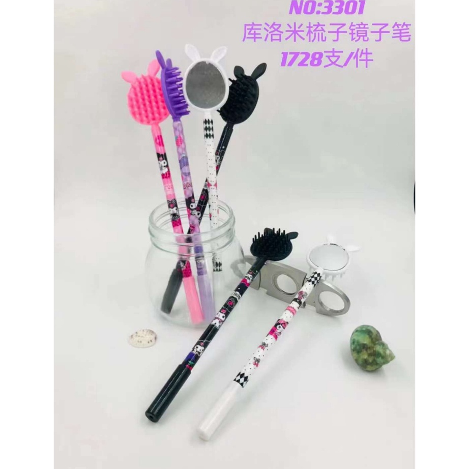 

KI3 12pc PENA BALLPEN PEN GEL motif gantung SISIR