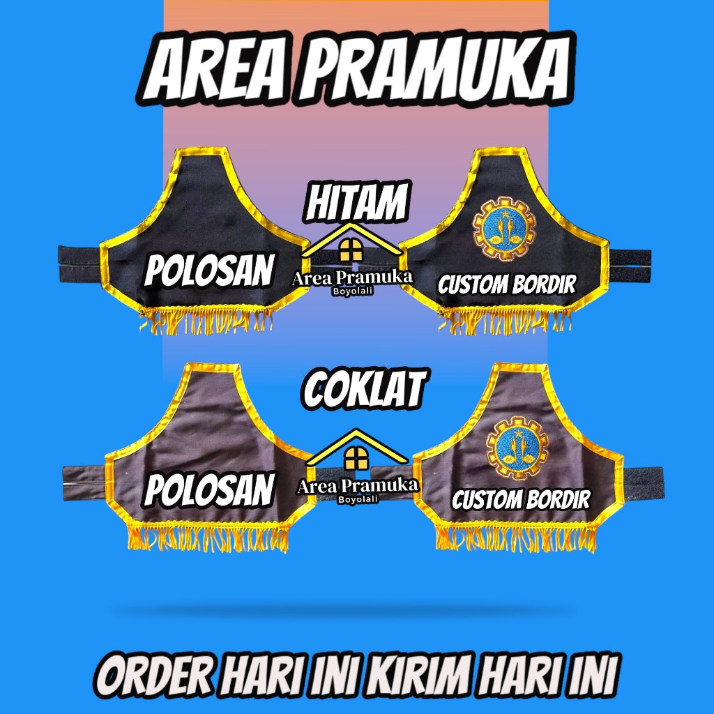 Ban lengan Pramuka penegak perekat / ban lengan penegak rumbai