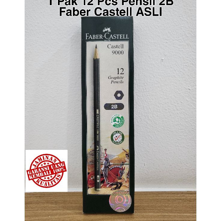 

Terbaru PENSIL FABER CASTELL 2B ORINAL 12 PCS