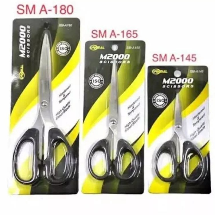 

ART M3G9 Paketan isi 12 PCS GUNTING UKURAN BESAR SEDANG KECIL M2MONTANA GUNTING STAINLEES