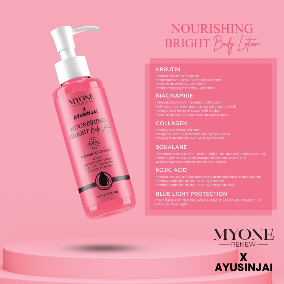 MENDADAK PROMO MYONE Parfum Whitening Body Lotion MYONE BODY LOTION MYONE LOTION