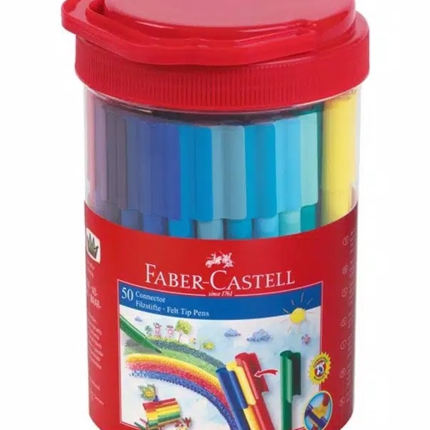 

Bonuskan Connector Pen 5 Warna Faber Castell Jar Toples