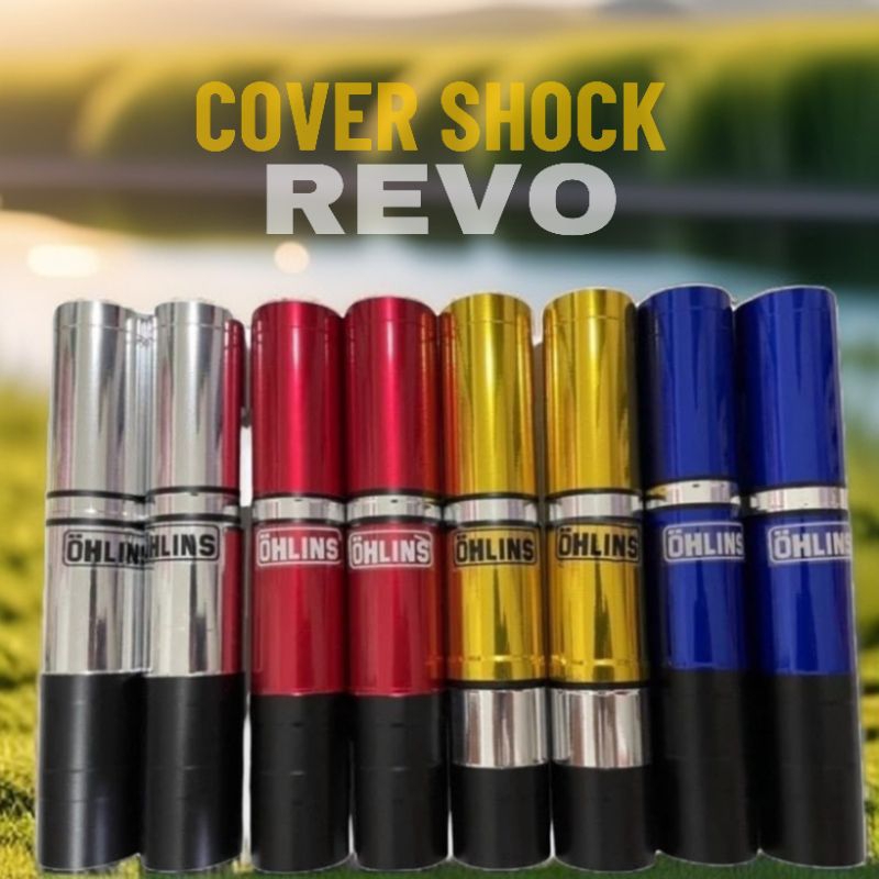 cover shock/sarung shockbreaker depan motor REVO