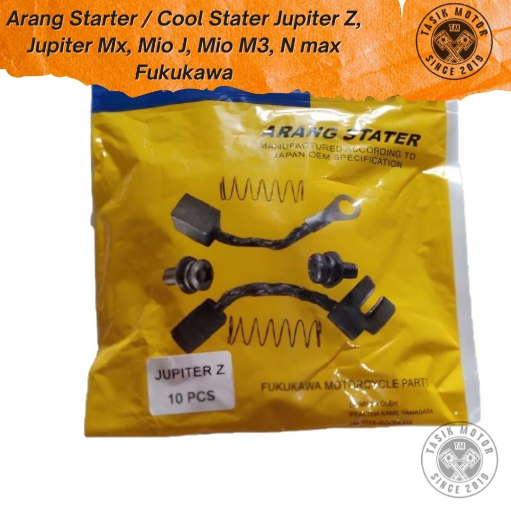 Paket 10 Pcs Cool Stater Arang Starter Jupiter Z, Jupiter Mx, Mio J, Mio M3, NMax Ori Fukukawa