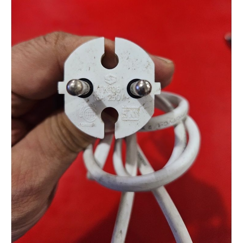 KABEL POWER KULKAS/MESIN CUCI POLYTRON (PUTIH)