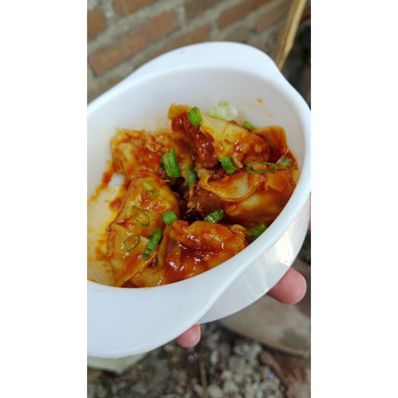 

PAGSIT/WONTON SAMBAL ALA MIE CIPRUT KEDIRI