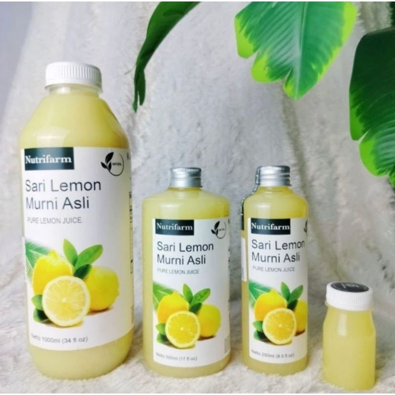 

Sari Air Lemon Murni Detox 1000 ml- Detoks Jus Diet Alami Pure Lemon Water