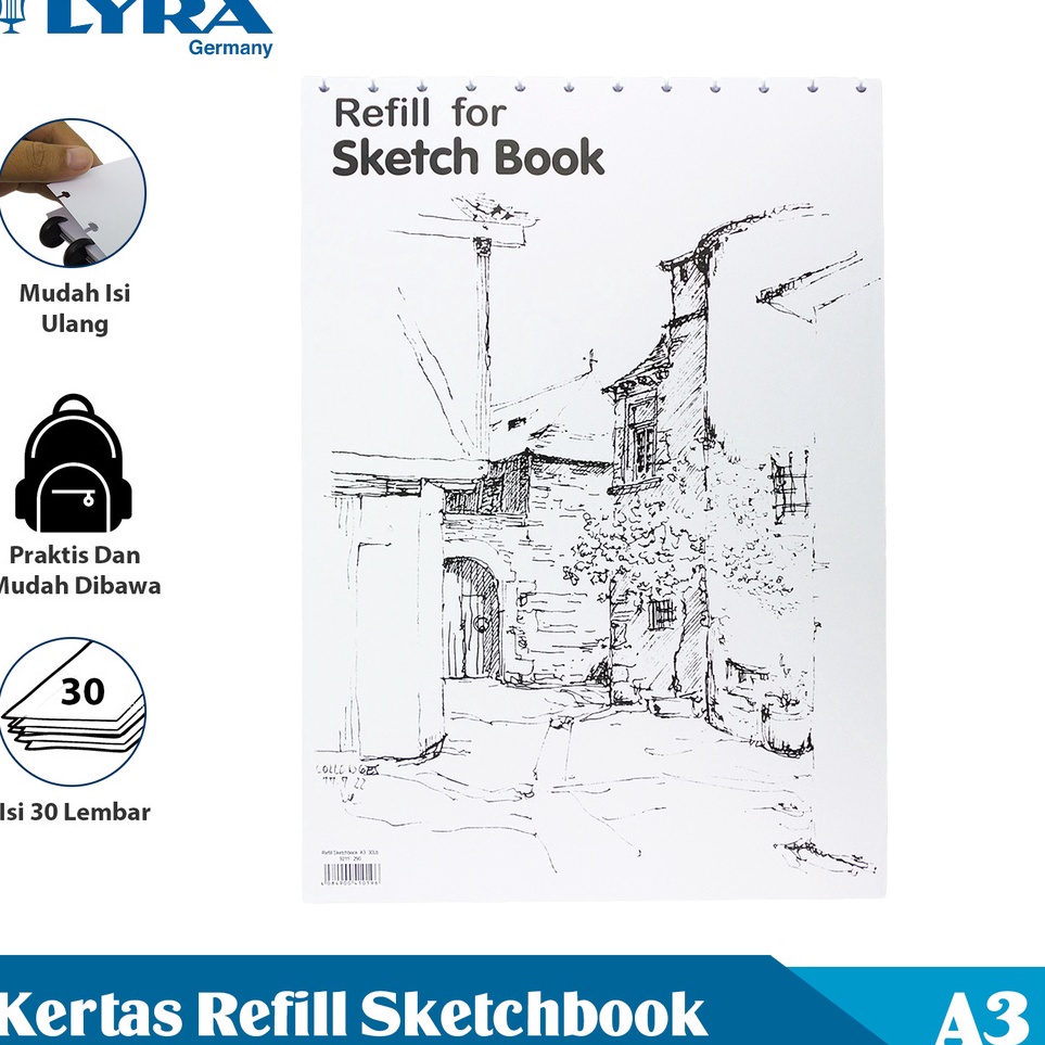 

ART M4T4 Lyra Kertas Isi Ulang Buku Sketsa Ukuran A3 3 Lembar Sketch Book Refill Buku Bergambar Lyr921129