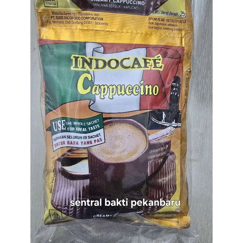 

INDOCAFE CAPPUCCINO ISI 10 PCS X 25GR