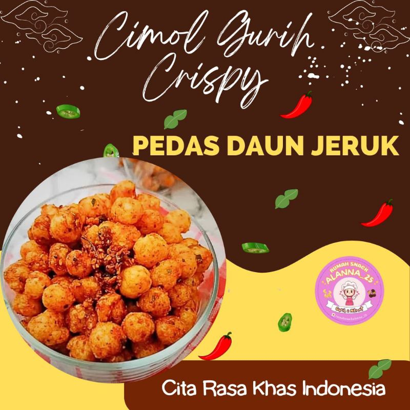 

Cimol pedas daun jeruk 1 kg murah terlaris