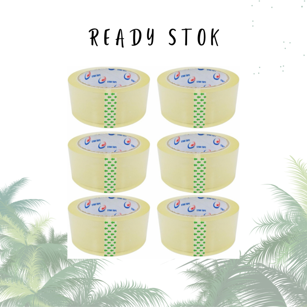 

LAKBAN BENING 45mm X 100y STAR TAPE (PCS)