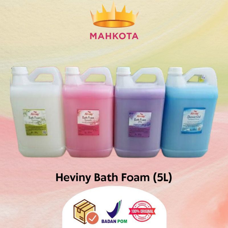 ☘️Mahkotacosmetik☘️ heviny bath foam 5ltr