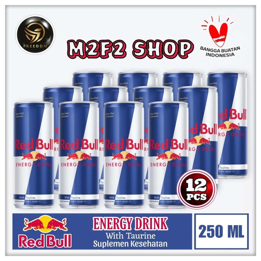 

Red Bull Energy Drink Blue Silver Can | Suplemen Kesehatan Kaleng - 250 ml (Kemasan 12 Pcs)