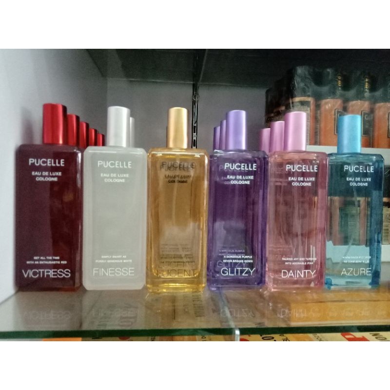 Perawatan Tubuh Parfum Wanita / Perfume Woman Pucelle Eau De Luxe Body Cologne Mist 100 Ml Varian Gl