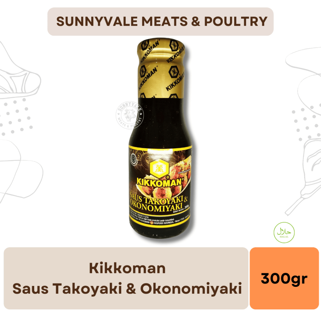 

Kikkoman Saus Takoyaki dan Okonomiyaki 300 gram - Halal