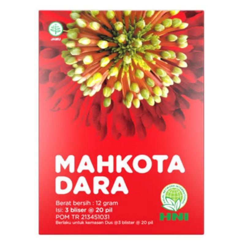 Mahkota Dara HNI Original box isi 3 strip @ 20 pil