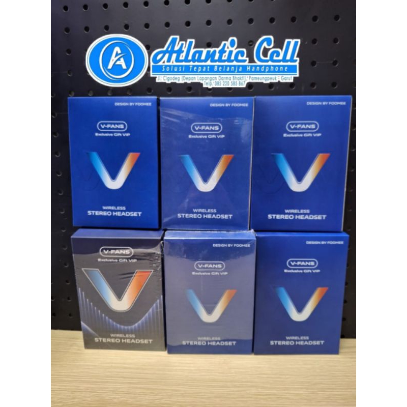 Headset Bluttoth Fome V-Fans 100% Original