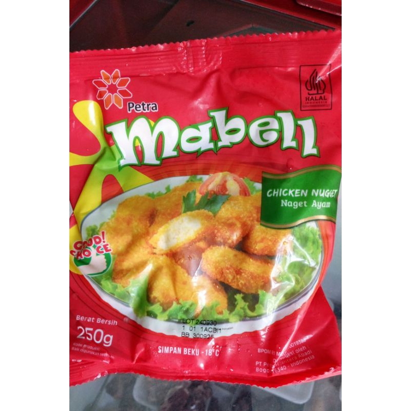 

CHICKEN NUGGET MABELL 250g