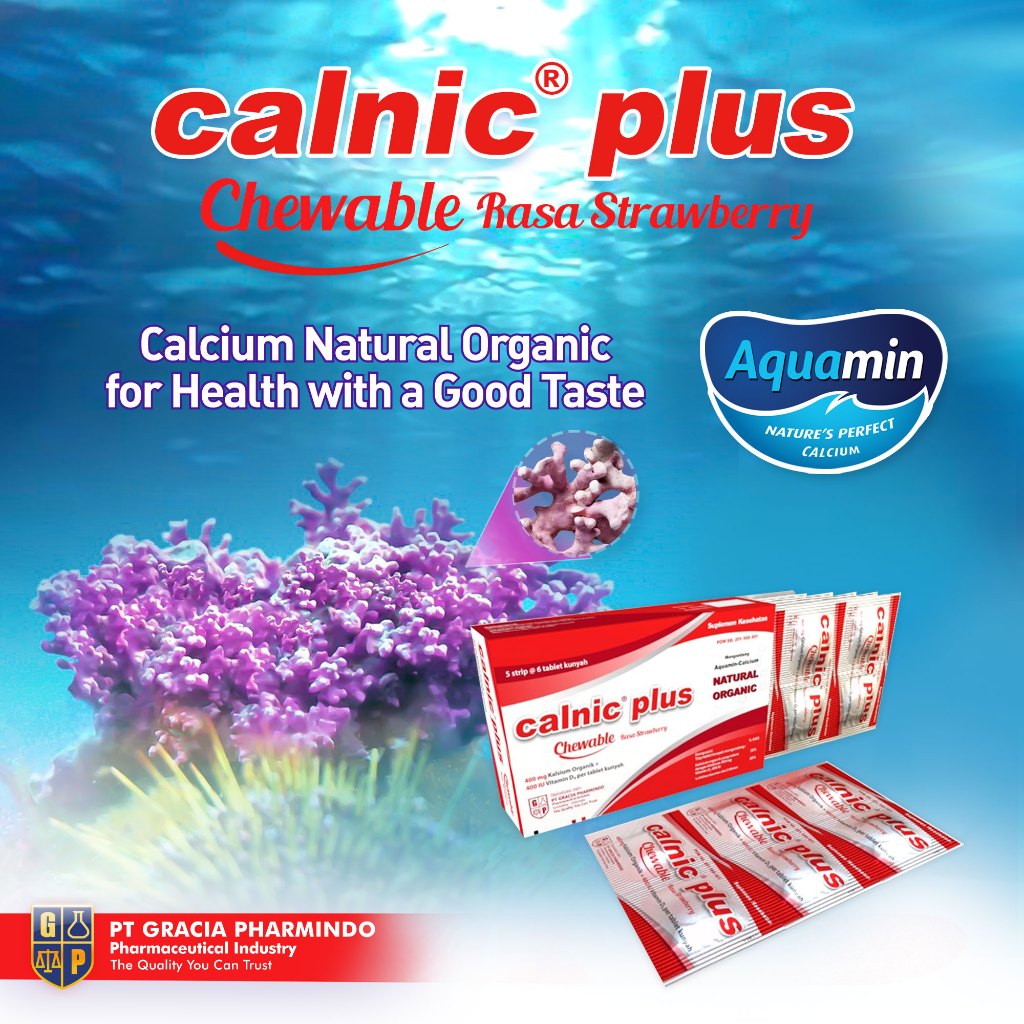 CALNIC PLUS CHEWABLE RASA STRAWBERRY