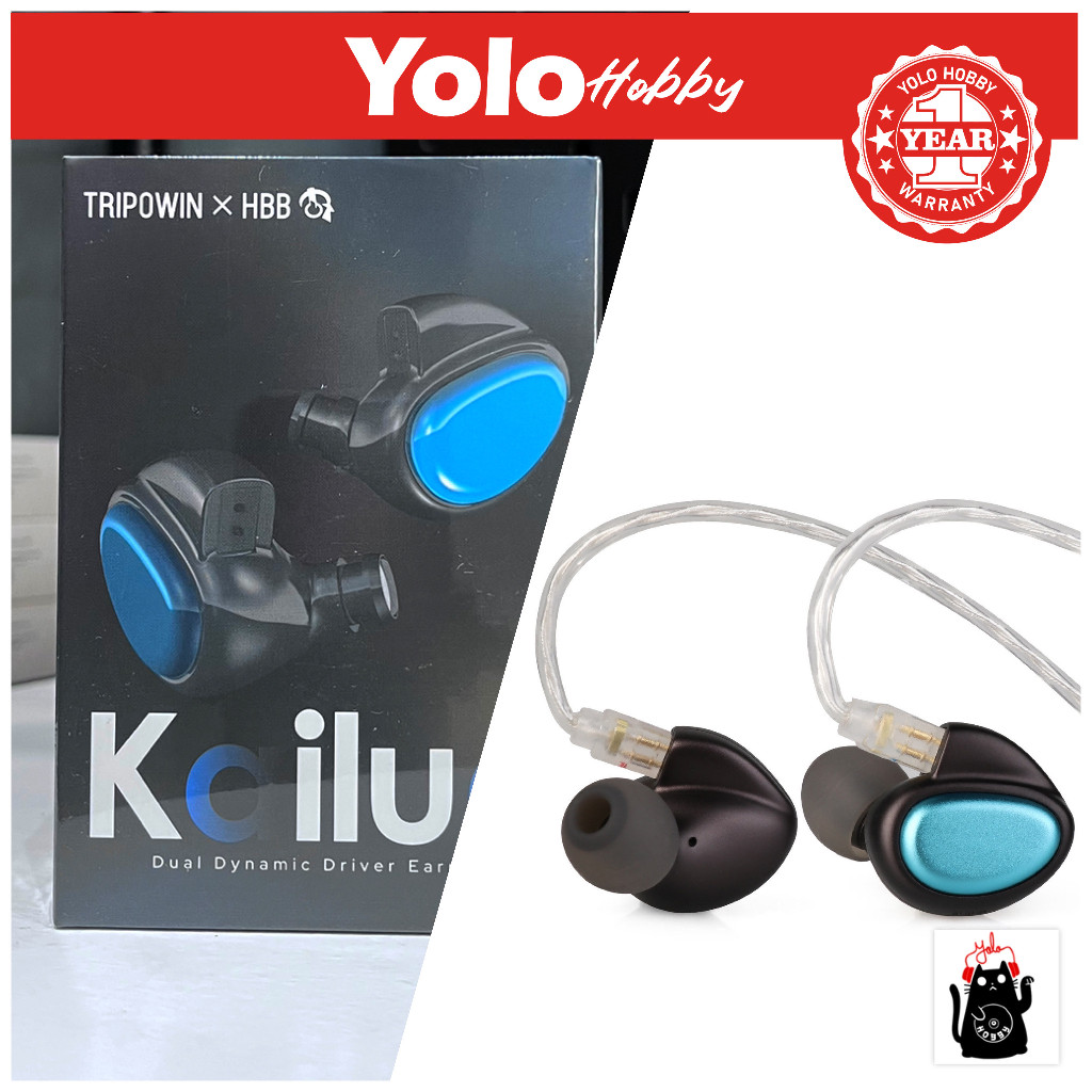 tripowin x hbb kailua 2DD earphone in ear monitor tripowin kailua