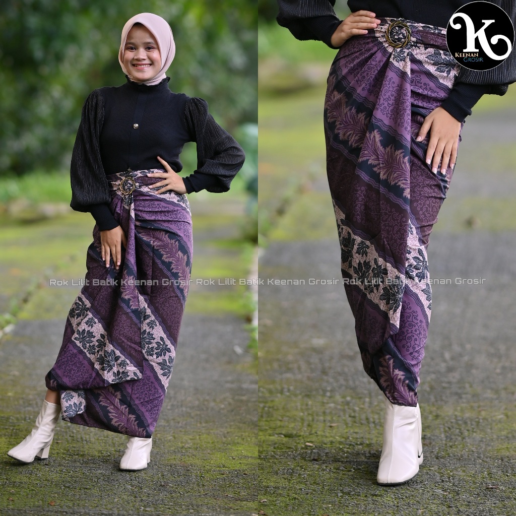 Rok lilit Batik Wanita Modern  Kain LIlit Batik Kain Lilit Kondangan Jarik Lilit  Serut Tali Panjang