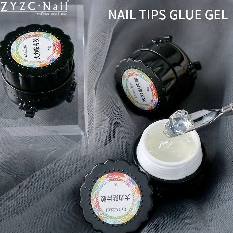 Supreme  ZYZC Nail Tip Glue  Lem Soft Nail Tip Gel UV  Lem Kuku UV Extension