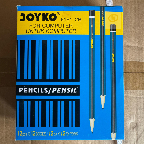 

Pencil Pensil Joyko 6161 2B (1 BOX isi 12 LUSIN)