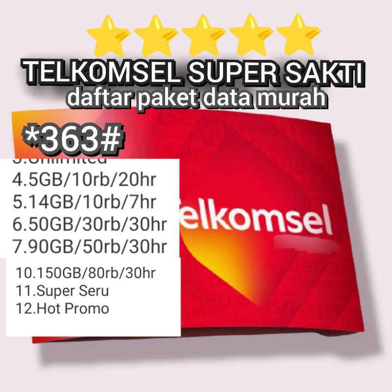 KARTU TELKOMSEL COMBO SAKTI PAKET DATA MURAH