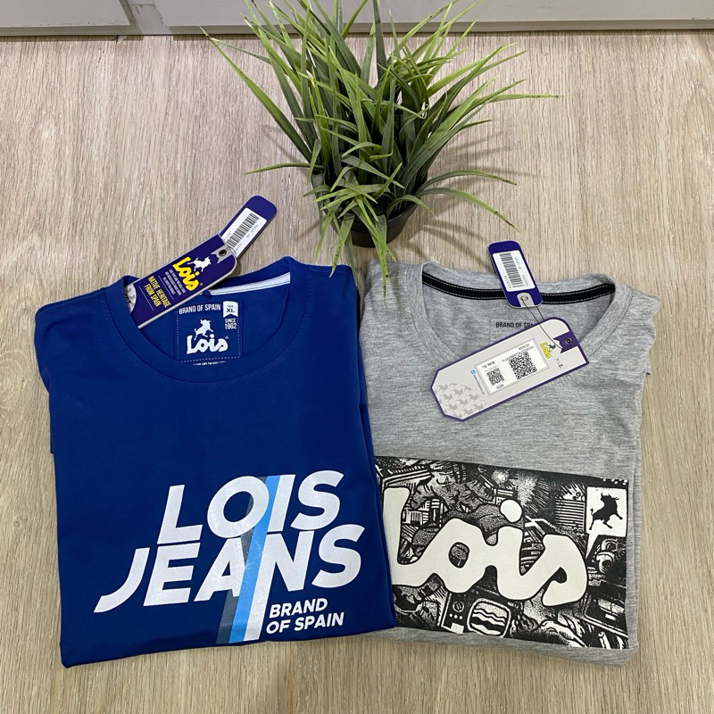 kaos lois pria terbaru original // bahan 100% katun