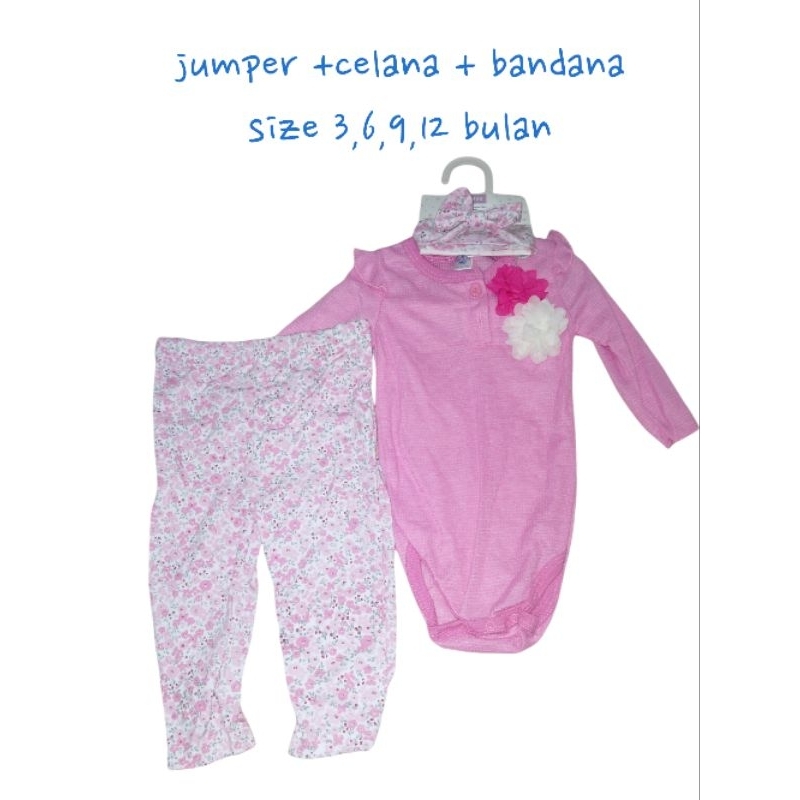 Jumper + celana + bandana