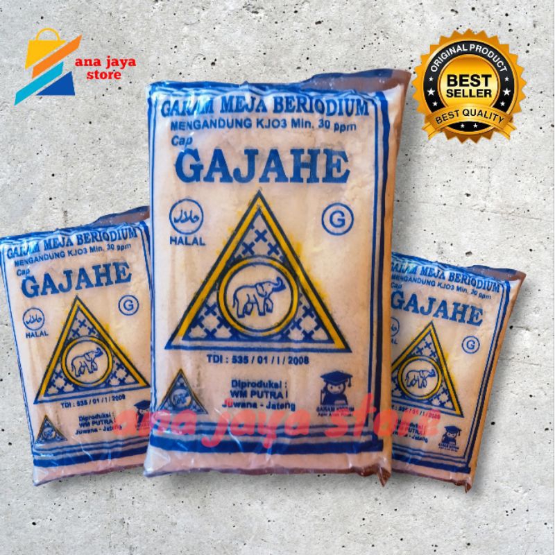 

GARAM HALUS BERYODIUM GAJAHE 1PAK ISI 20pcs