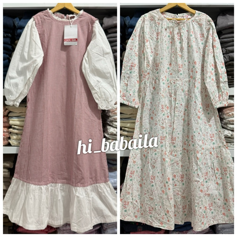 Cool Girl Baju Muslim / Dress Gamis Anak Perempuan d053K d102K