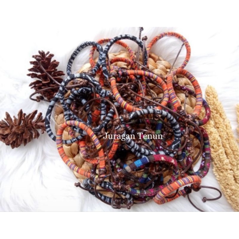 Gelang Tenun Etnik - Gelang Dayak - Baduy