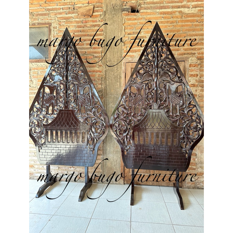 gunungan wayang / wayangan / gunungan wayang dekorasi / gunungan wayangan / gunungan / kelir wayang 