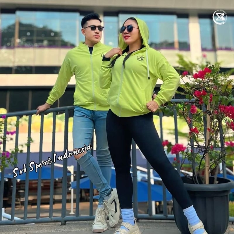 JAKET FASHION LAKI2 DAN WANITA SXB SPORT LEMON