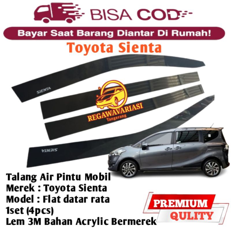 talang air mobil Toyota Sienta THN 2016-2025 Premium Quality 4pintu
