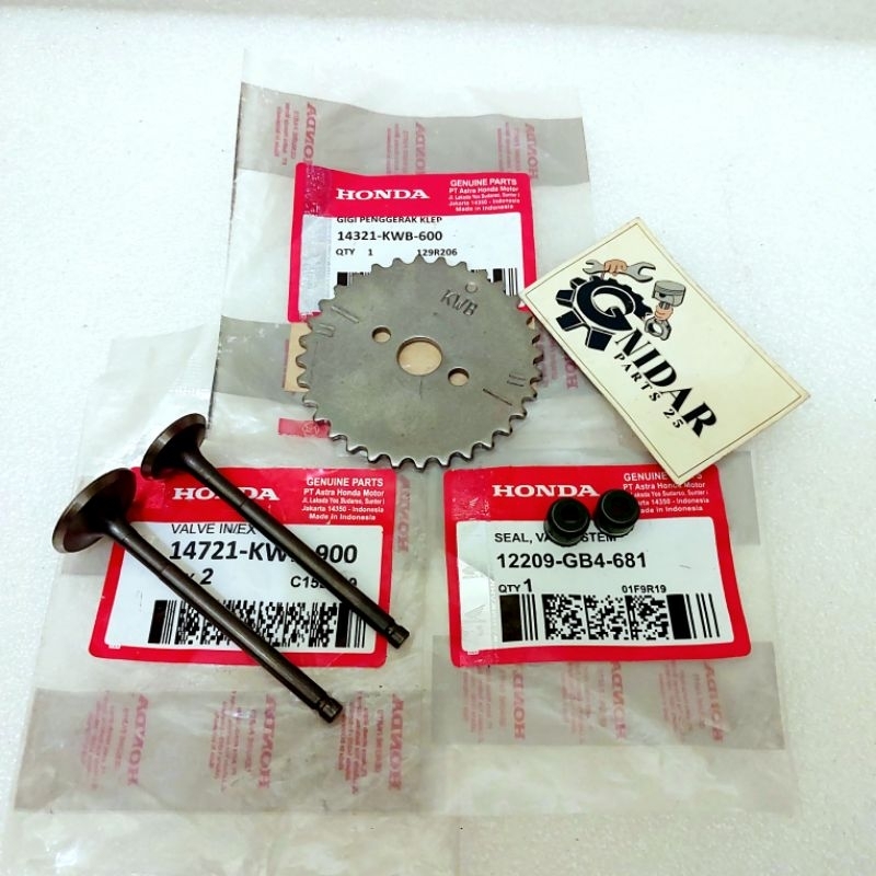 Klep Set + Gigi Sentrik + Sil Klep Blade 110 lama Revo Absolute Revo Fit 110 Lama