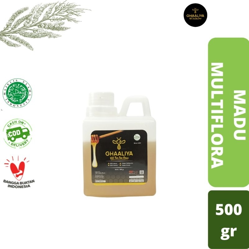 

Madu Murni Asli Nektar Multiflora 500gr