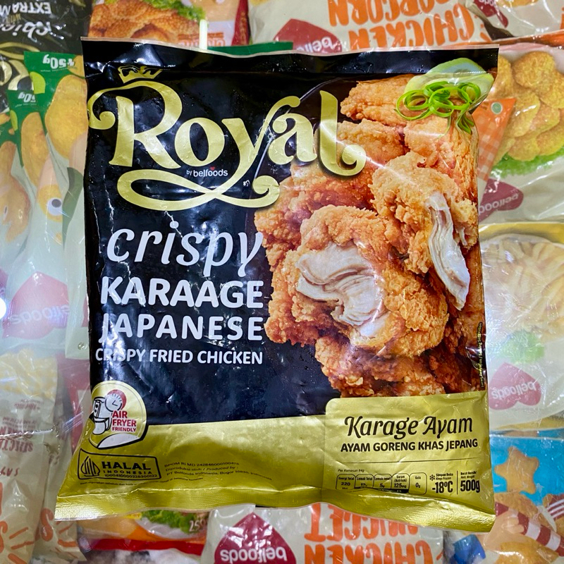 

Belfoods Royal Crispy Karaage Japanese Crispy Fried Chicken 500gr