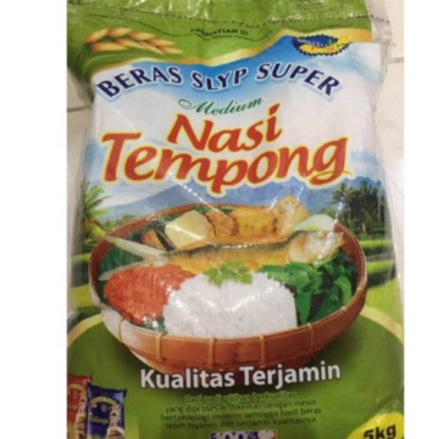 

beras kwalitas medium super cap nasi tempong 5kg