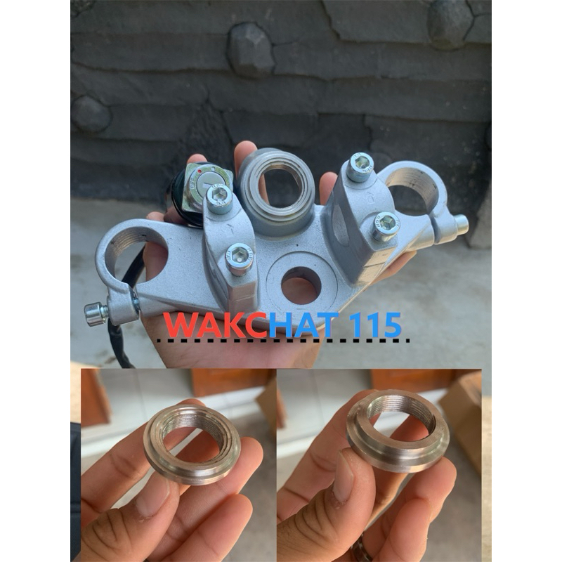 Manisan Ring Kunci Kontak CB CG PNP Ninja R RR SS Stenlis