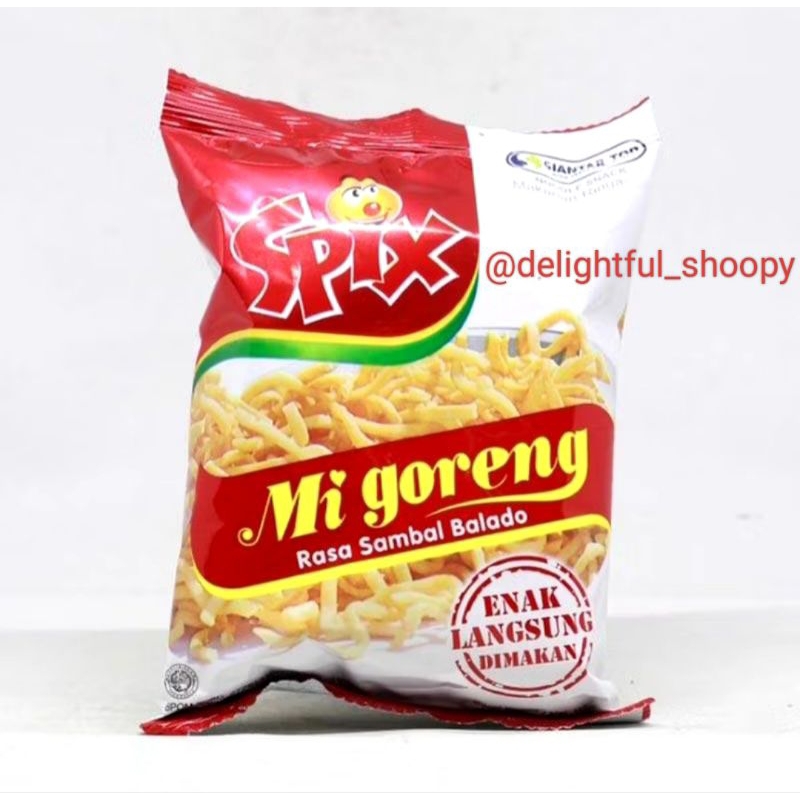 

SPIX MIE GORENG RASA SAMBAL BALADO 45GR