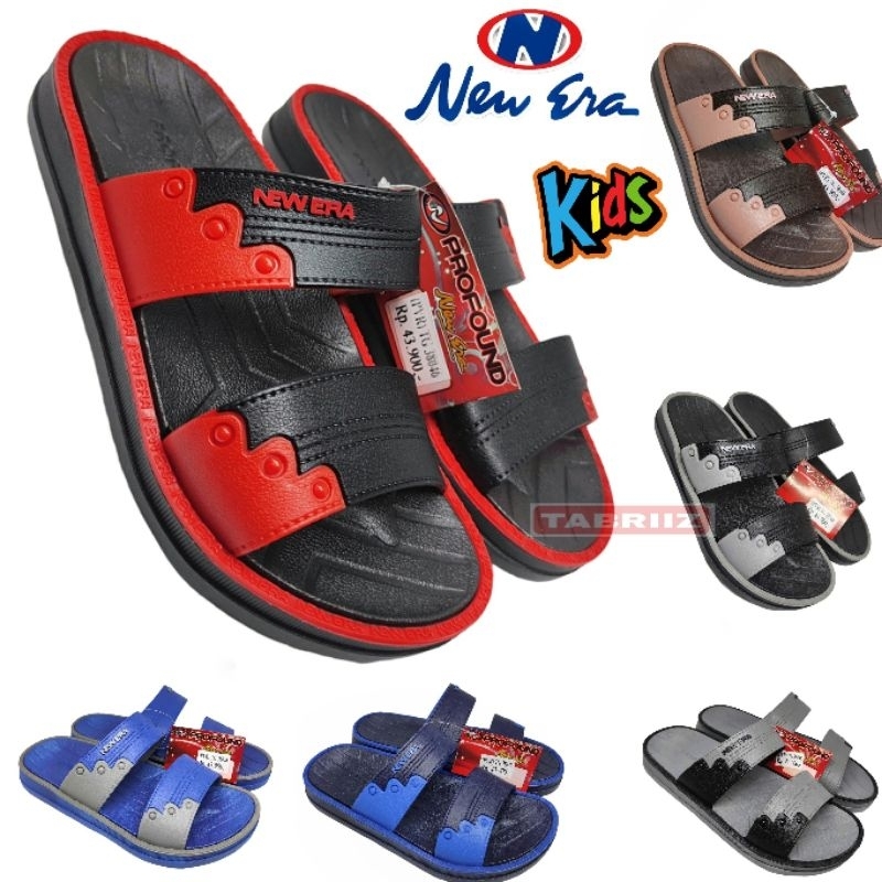 Sandal Karet Anak NEW ERA - Sandal Selop slop Anak Cowok NEW ERA - Sendal Anak MODEL TERBARU
